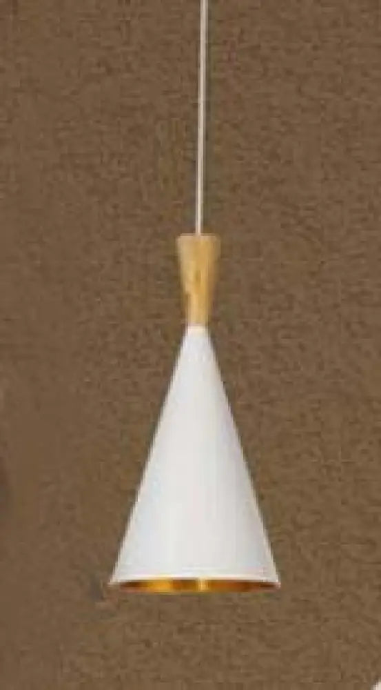 Musical Instrument Hanging Pendant Lamp Light For Restaurant Bar Wood And White C