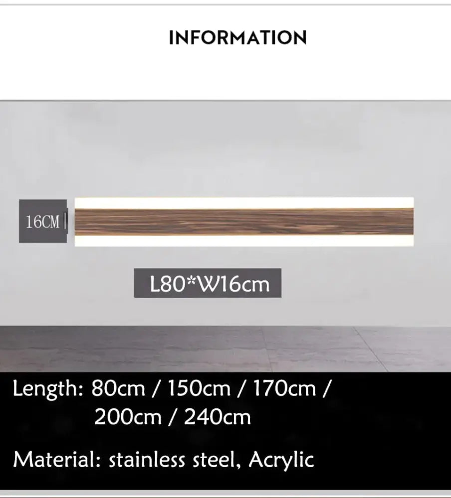 New Chinese Outdoor Wall Lamp Waterproof Stainless Steel Long Led Imitation Marble Light Garden