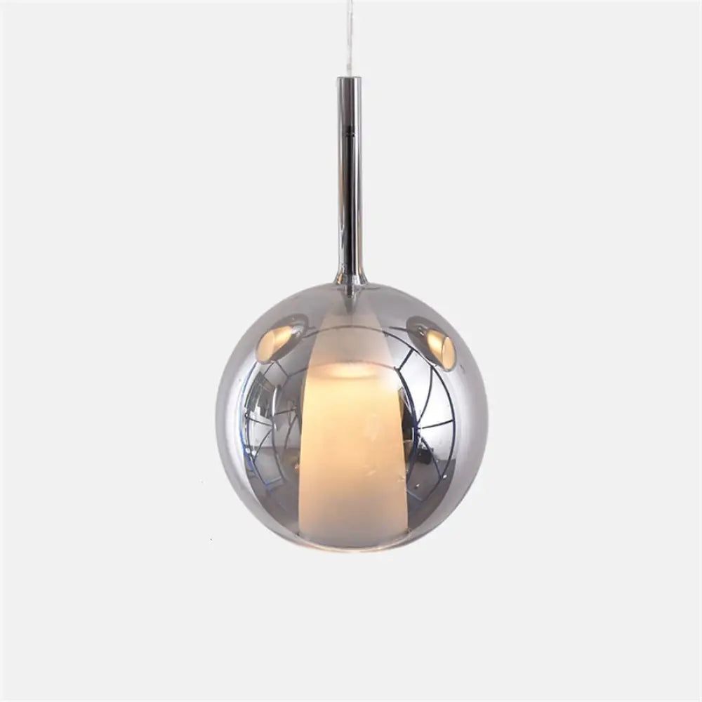 New Glass Penta Glo Led Suspension Pendant Light For Kitchen Island Living Room Gray Indoor Decor