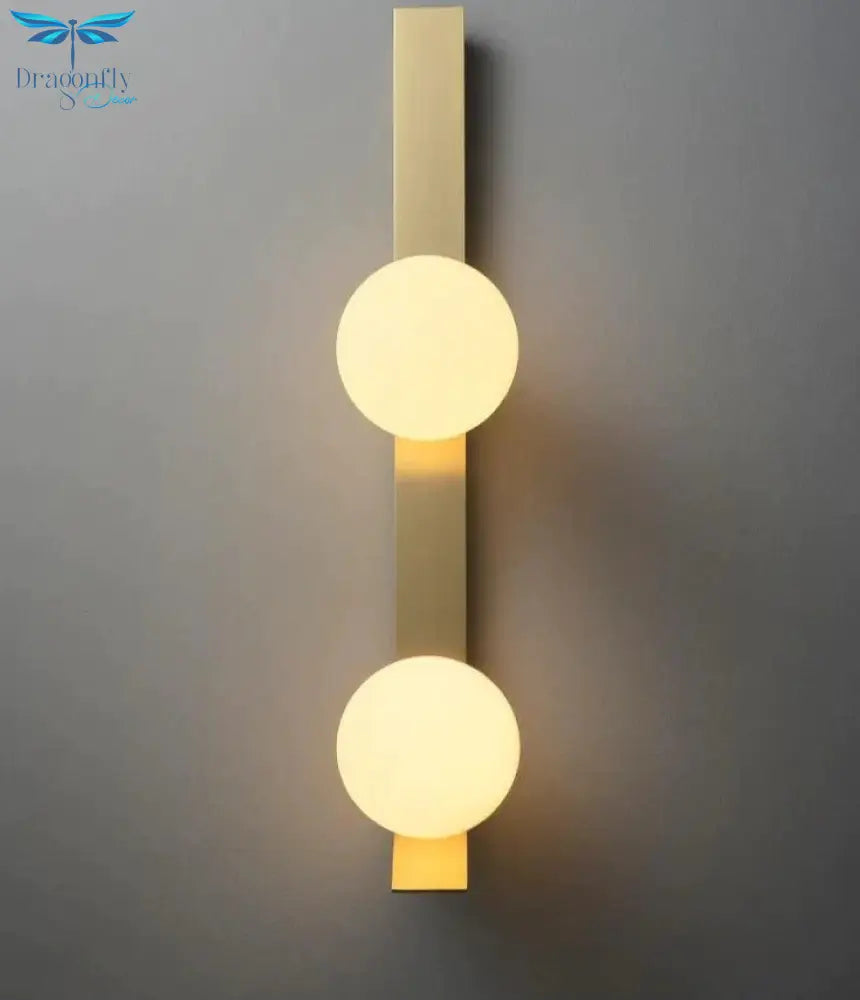 New Nordic Luxury Ball Copper Wall Lamp Lamps