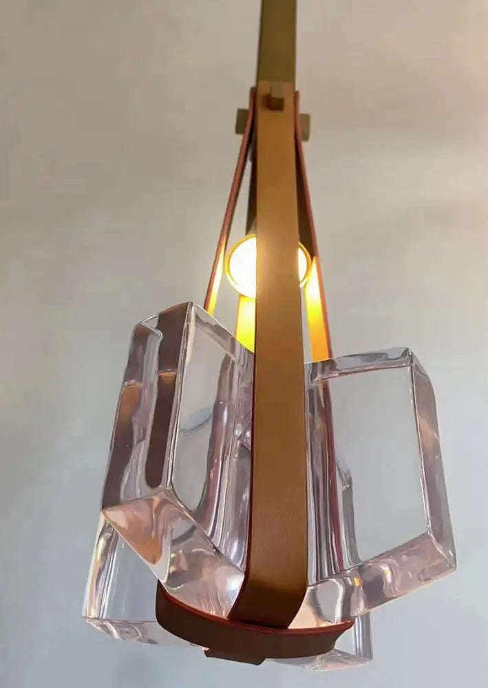 Nimbus - Nordic Luxury Crystal Pendant Light For Bedroom Restaurant Brown Clear