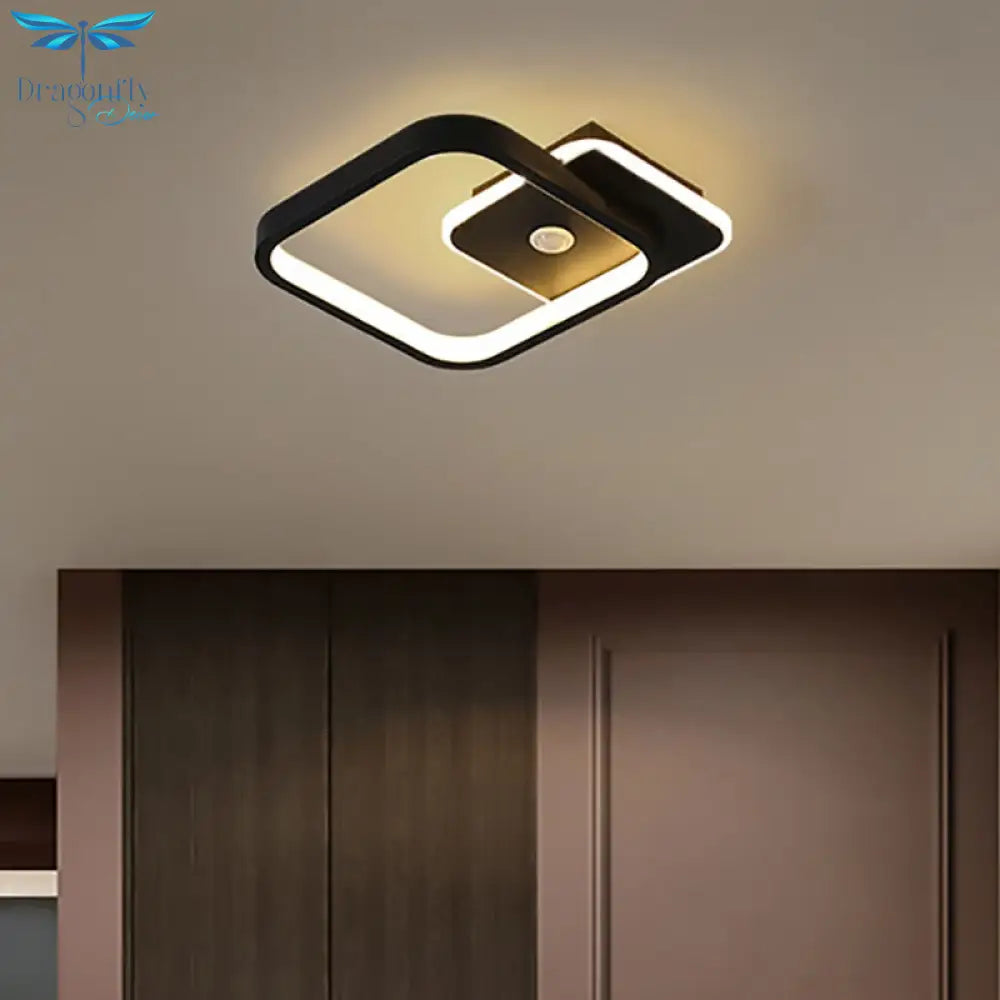 Nodric Led Ceiling Lamp Induction Aisle Light Corridor Hallway Entry Lights Modern Round Indoor