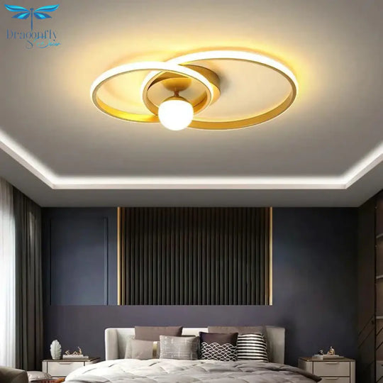 Nora’s Nordic Style Bedroom Ring Ceiling Lamp