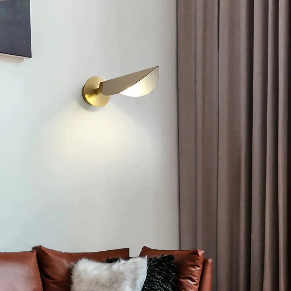 Nordic Bedroom Adjustable Copper Wall Lamp Lamps