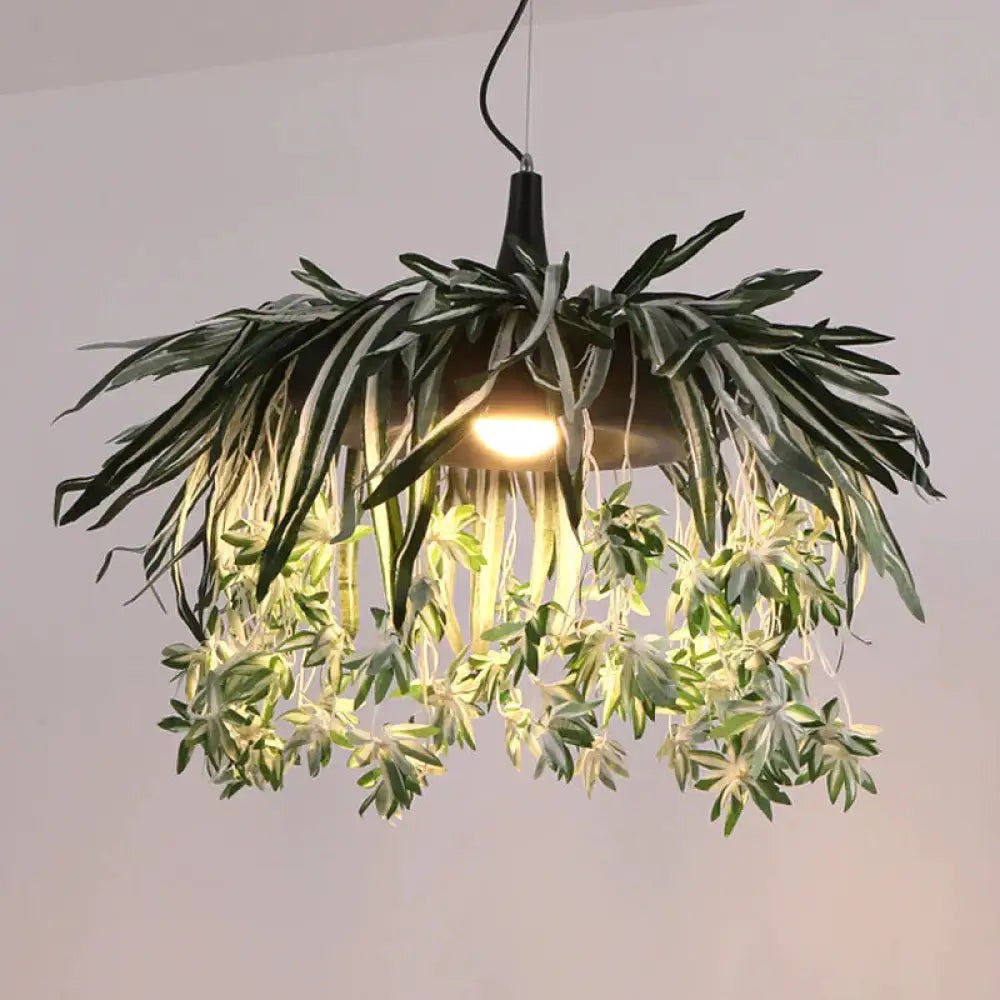 Nordic Chandelier Personality Plant Decorative Lights Restaurant Bar Retro Hot Pot Clothing Store