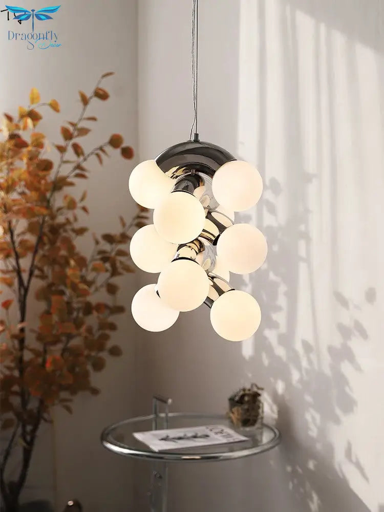 Nordic Designer Retro Industrial Pendant Lights Chrome Lampshade Led G9 Modern Light Fixtures