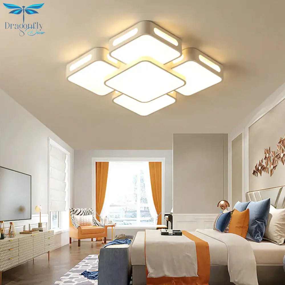 Nordic Fashion Simple Living Room Led Ceiling Lamp