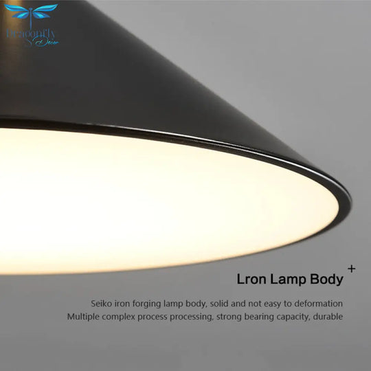 Nordic Iron Lampshade Pendant Light: Modern Hanging Lamp For Home Decor Cafe Bar Restaurant Light