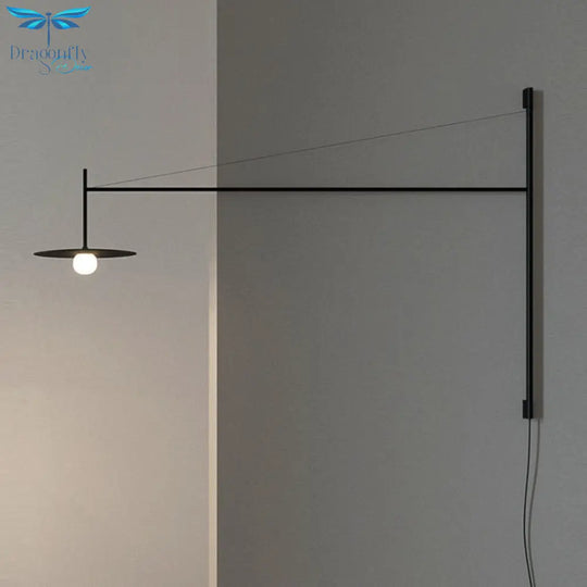Nordic Led Wall Lamp Living Room Deocration Bathroom Light Background Corridor Long Rocker Arm Wall