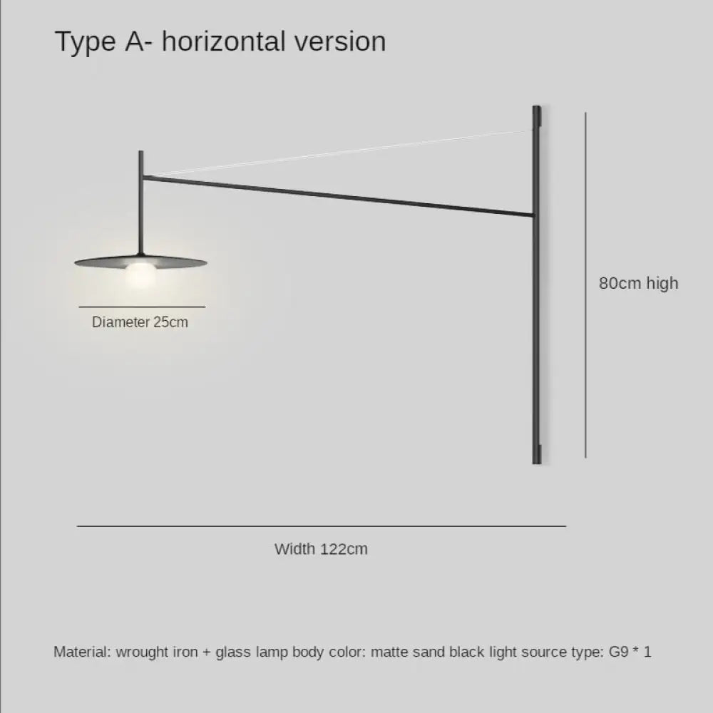 Nordic Led Wall Lamp Living Room Deocration Bathroom Light Background Corridor Long Rocker Arm A
