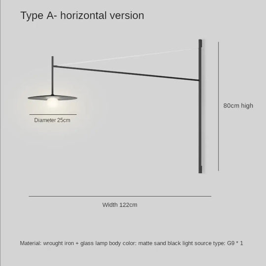 Nordic Led Wall Lamp Living Room Deocration Bathroom Light Background Corridor Long Rocker Arm A