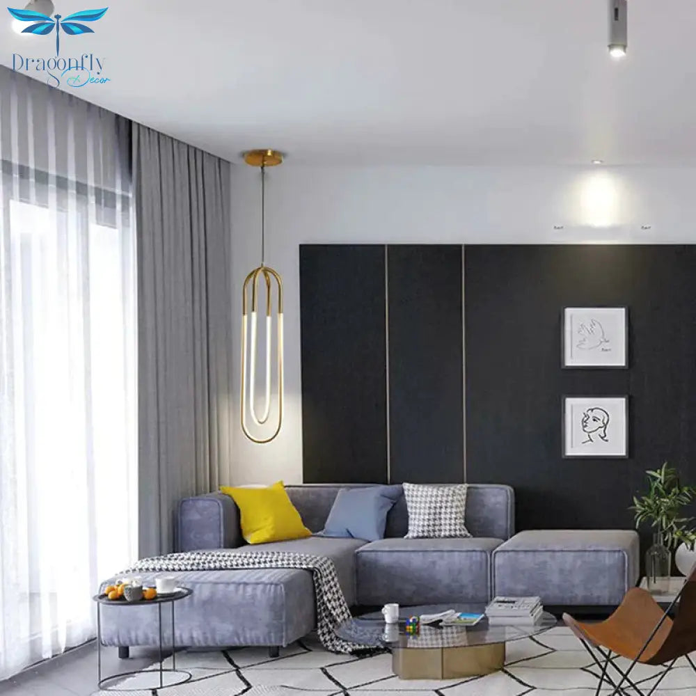 Nordic Light Tube Pendant Industrial Lamp Lustre Pendente Hanging Lights Living Room Home Loft