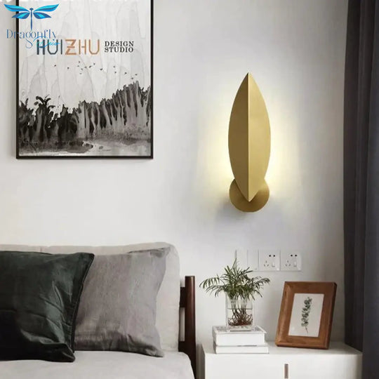 Nordic Lighting All Copper Wall Lamp Bedroom Room Bedside Simple Living Corridor Creative Light