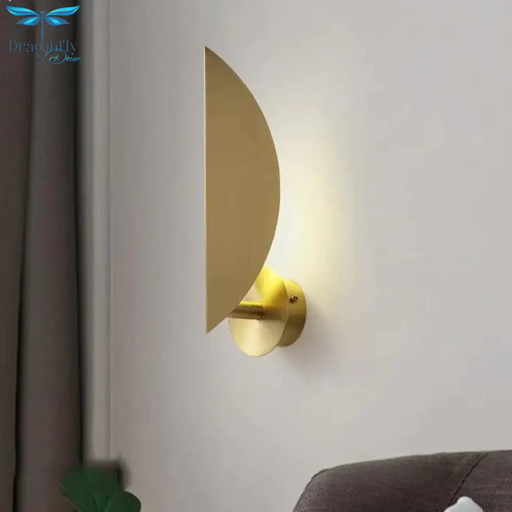 Nordic Lighting All Copper Wall Lamp Bedroom Room Bedside Simple Living Corridor Creative Light