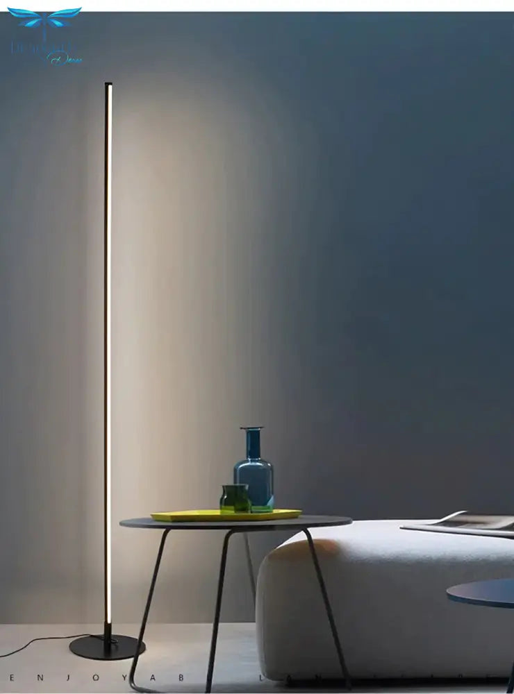 Nordic Minimalism Led Floor Lamp Bedroom Bedside Decoration Home Light Indoor Lighting Standing