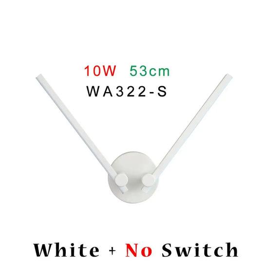 Nordic Minimalist Creative Indoor Wall Lamp With 300° Arm White No Switch - S / Warm 3000K Wall Lamp
