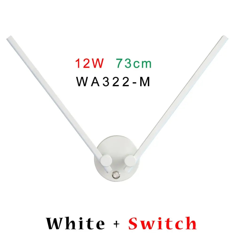 Nordic Minimalist Creative Indoor Wall Lamp With 300° Arm White Switch - M / Warm 3000K Wall Lamp