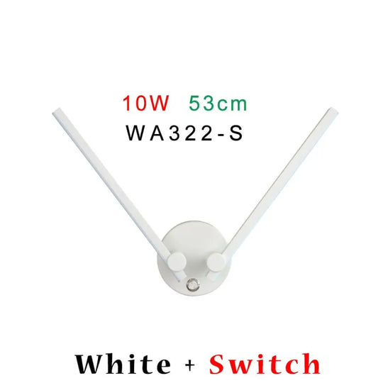 Nordic Minimalist Creative Indoor Wall Lamp With 300° Arm White Switch - S / Warm 3000K Wall Lamp