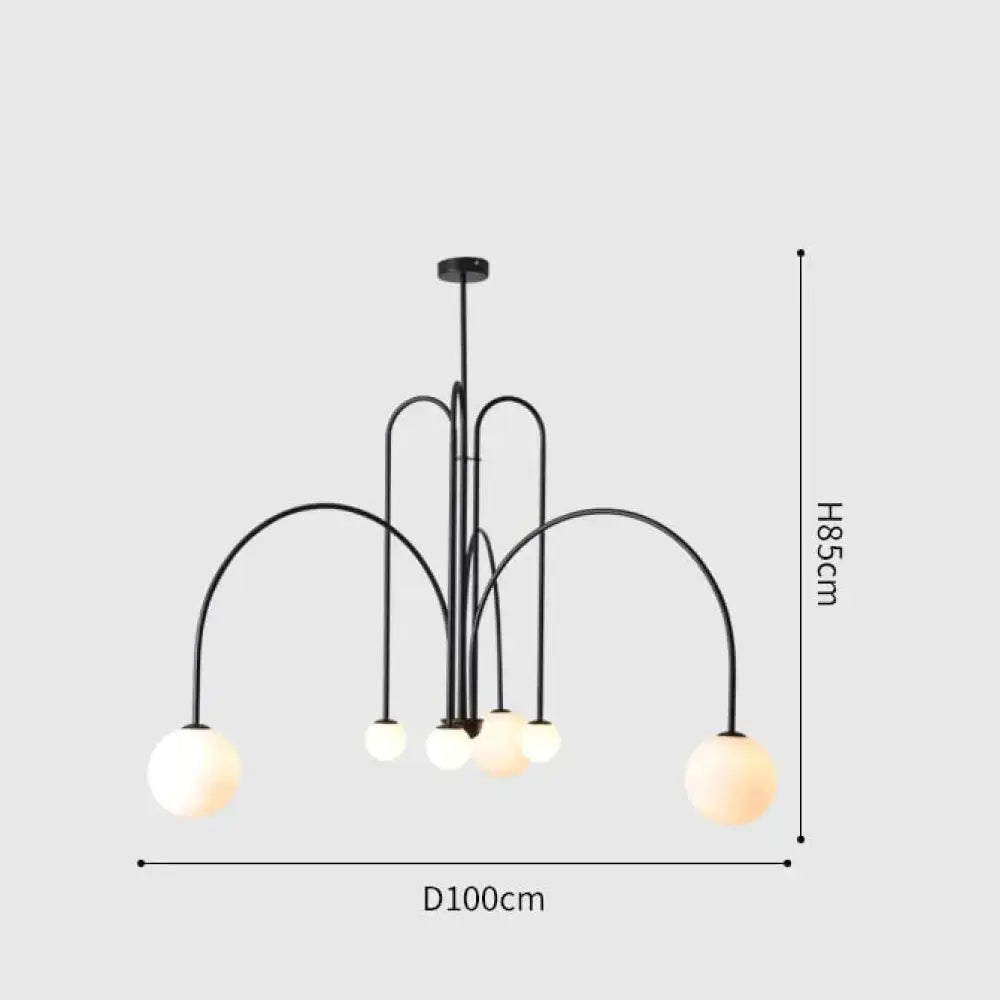 Nordic Minimalist Living Room Restaurant Lamp Creative Personality Study Cafe Clothing Store Art