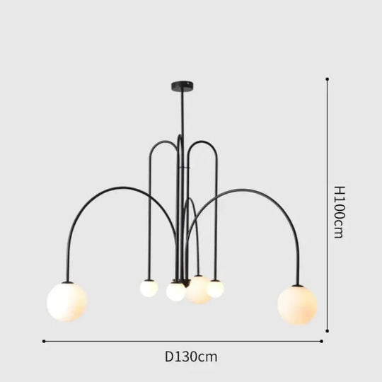 Nordic Minimalist Living Room Restaurant Lamp Creative Personality Study Cafe Clothing Store Art