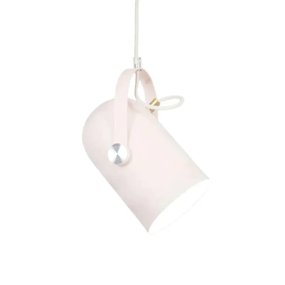 Nordic Modern E27 Pendant Light Single Headlights Lighting Decor Luminaire Droplight Lamp Pink /