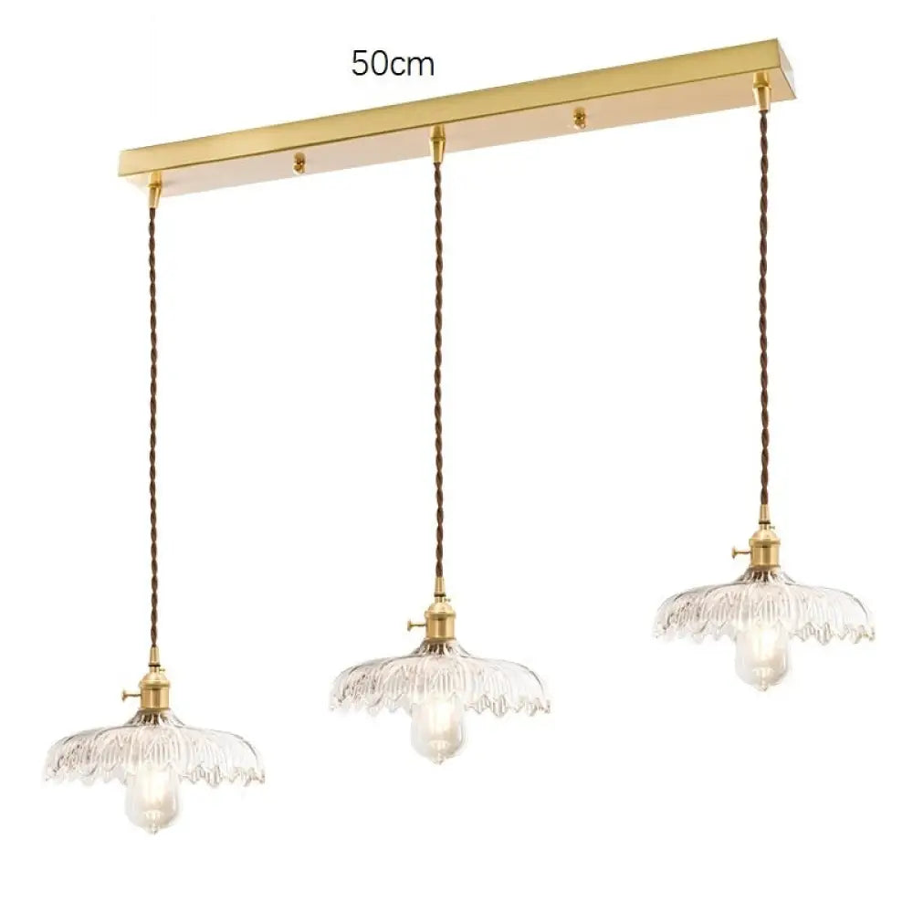 Nordic Modern Led Hanging Lights Fixtures Glass Lampshade Copper Socket Home Indoor Decor Japan