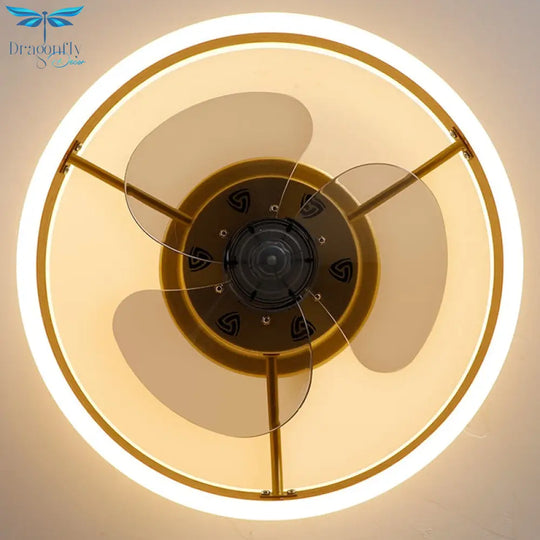 Nordic Modern Luxury Ceiling Fan Lamp - Compact And Creative Design With Remote Control Fan
