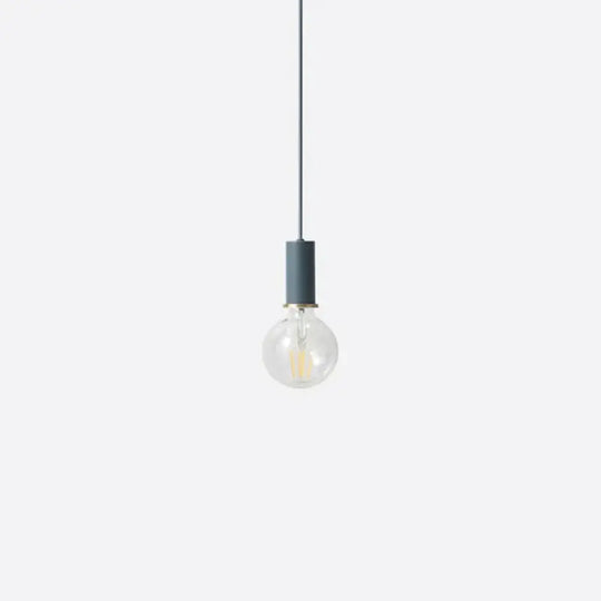 Nordic Simple Pendant Lights Suspension Aluminum Tube E27 Lamps Holder Dining Table Kitchen Bedside