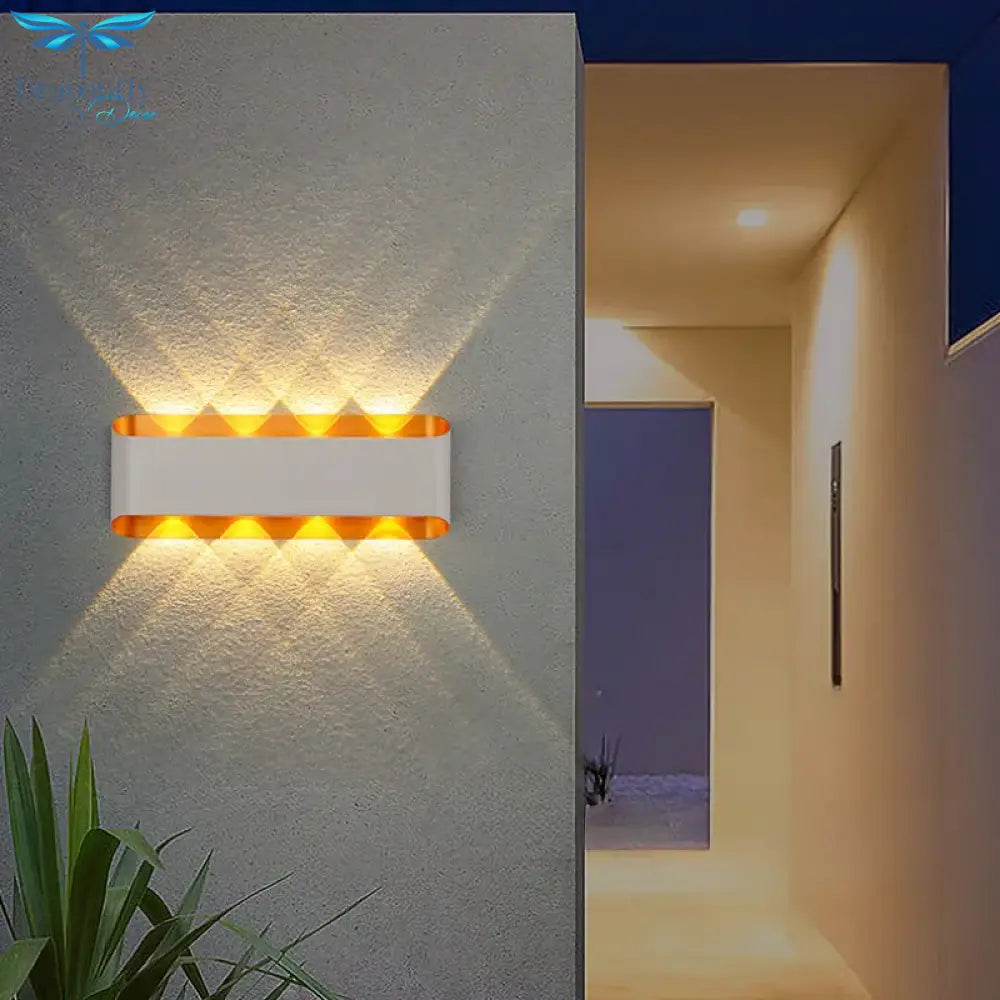 Outdoor Wall Light 8W Lamp For Home Bedroom Living Room Garden Lighting Outdoor