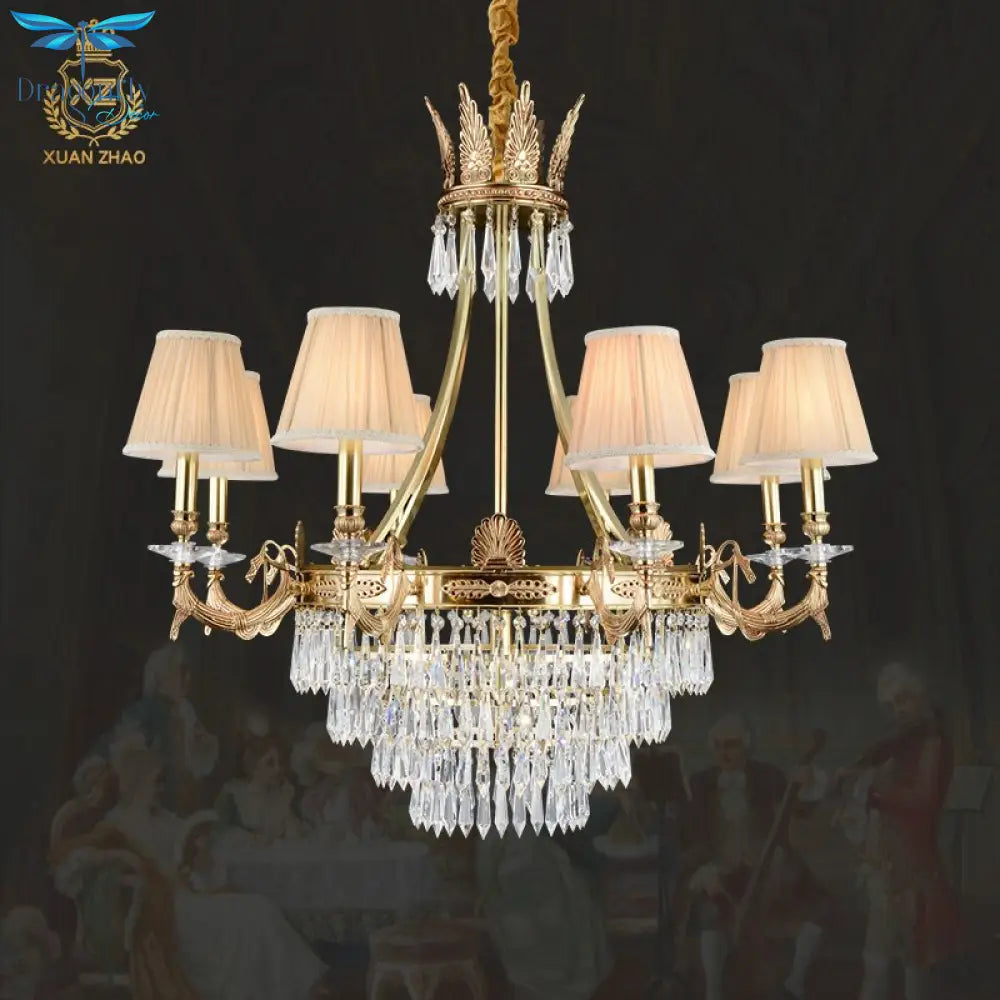 Palais - French Palace Decorative Lighting Living Room Pendant Crystal Lamp Chandelier