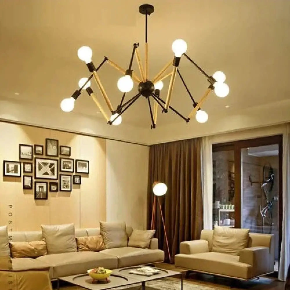 Pendant Lights Industrial Hanging Spider Light Modern Lamp Adjustable Nordic Retro Living Room Loft