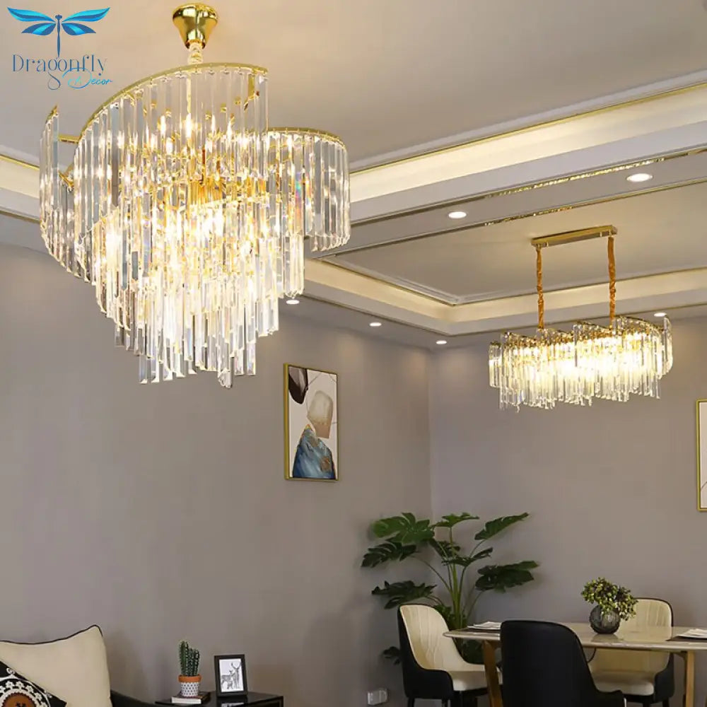 Polaris - Modern Luxury Crystal Chandelier For Living Room Dining And Bedroom Chandelier