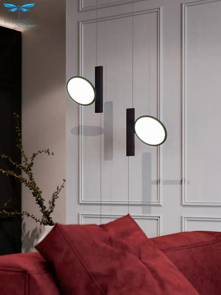 Post-Modern Slideable Pendant Lights Reading Led Hanging Lamp Nordic Living Room Bedroom Bedside