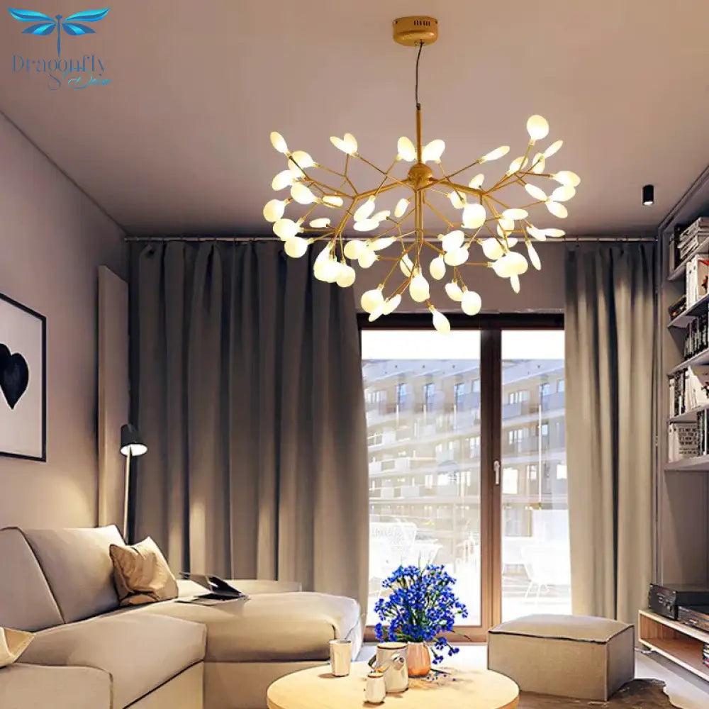 Postmodern Led Chandelier Nordic Living Room Suspended Lighting Home Fixtures Restaurant Hanging
