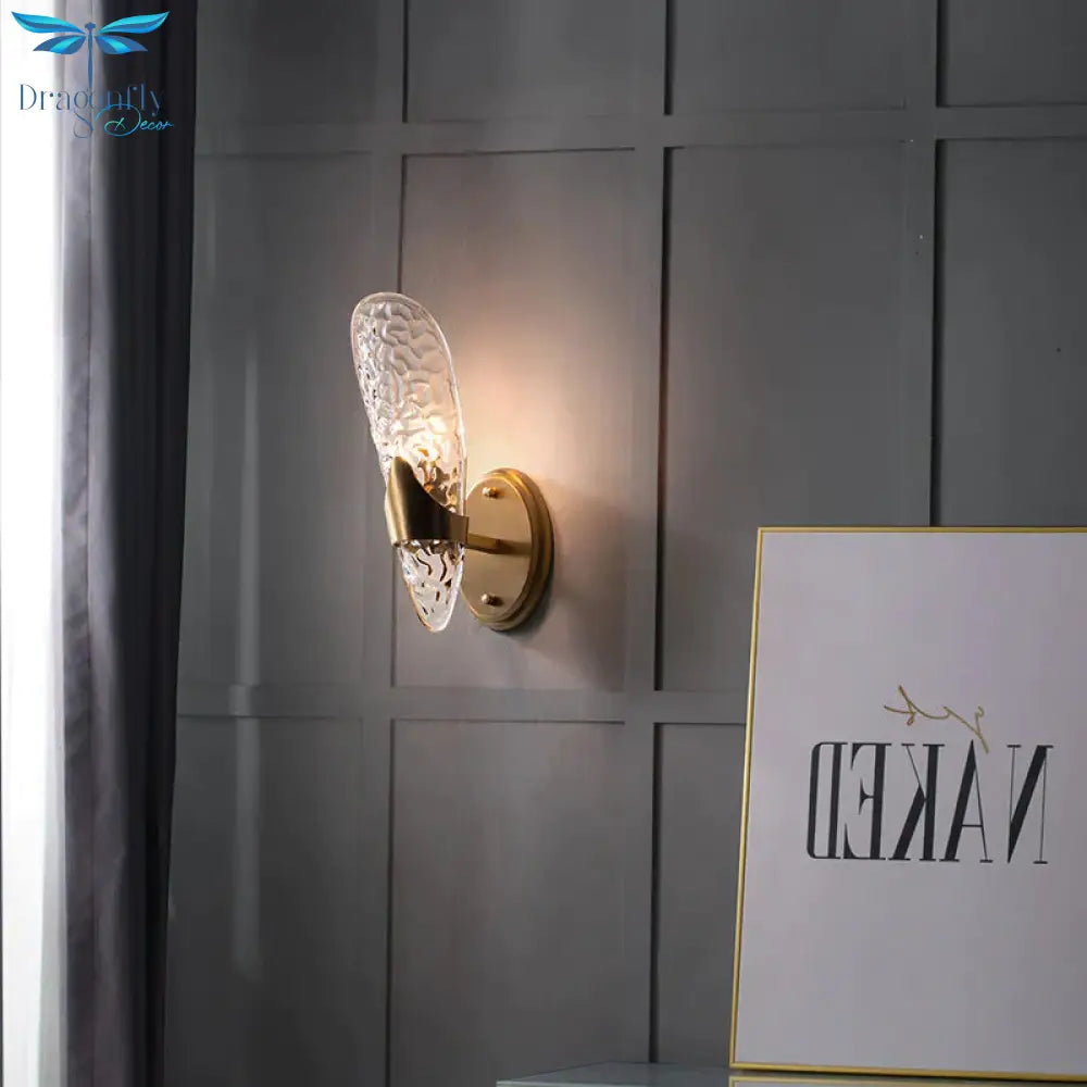 Retro Light Luxury Nordic All Copper Wall Lamp Lamps