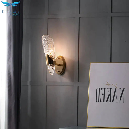 Retro Light Luxury Nordic All Copper Wall Lamp Lamps