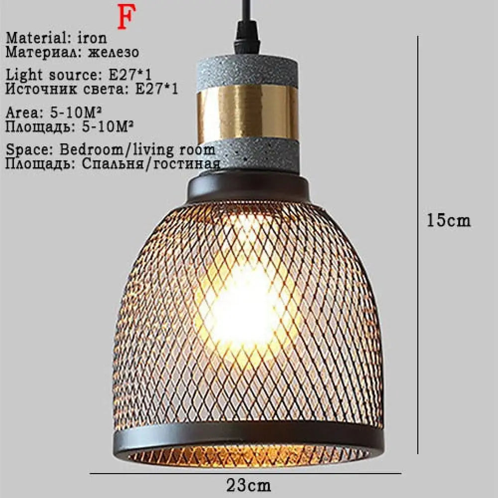 Retro Loft Pendant Light Russia Vintage Industrial Lamp Fixtures Bedroom Cafe Kitchen Adjustable