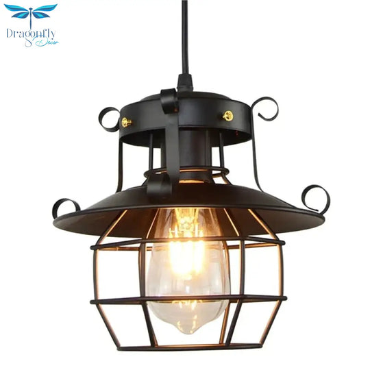 Retro Vintage Industrial Chandelier Lampshade Antique Ceiling Lamp For Home Cafe(Without Bulb)