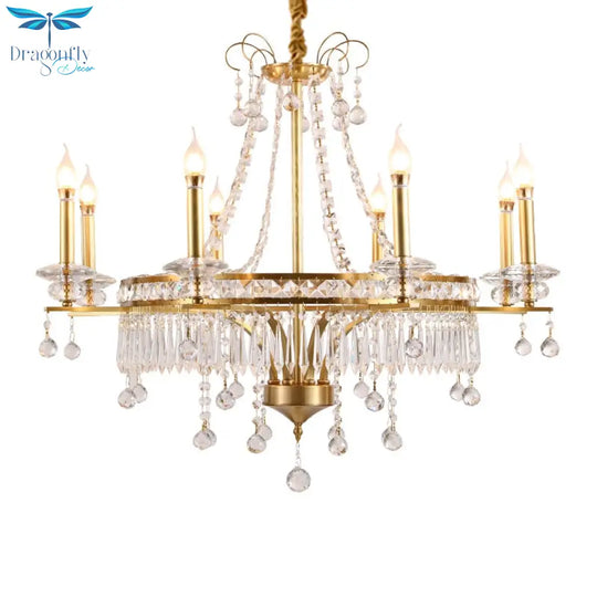 Royale Cuivre - French Luxury Full Copper Living Dining Room Bedroom Led Pendant Light Chandelier