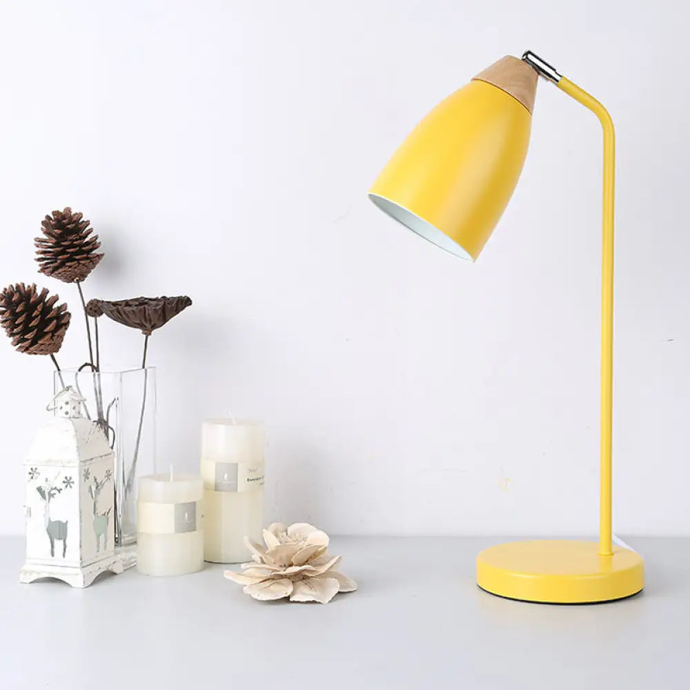 Sadalmelik - Yellow/Black/White Table Lamp Yellow