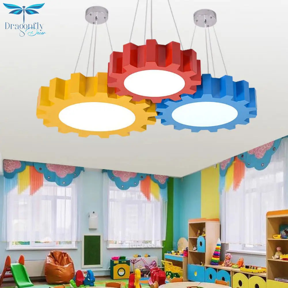 Serena - Colorful Candy Led Pendant Light For Creative Kindergarten Decor
