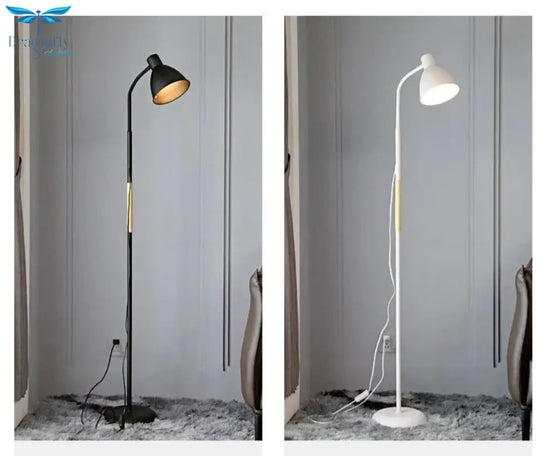 Simple Led Living Room Floor Lamp Study Bedside Bedroom Lamps