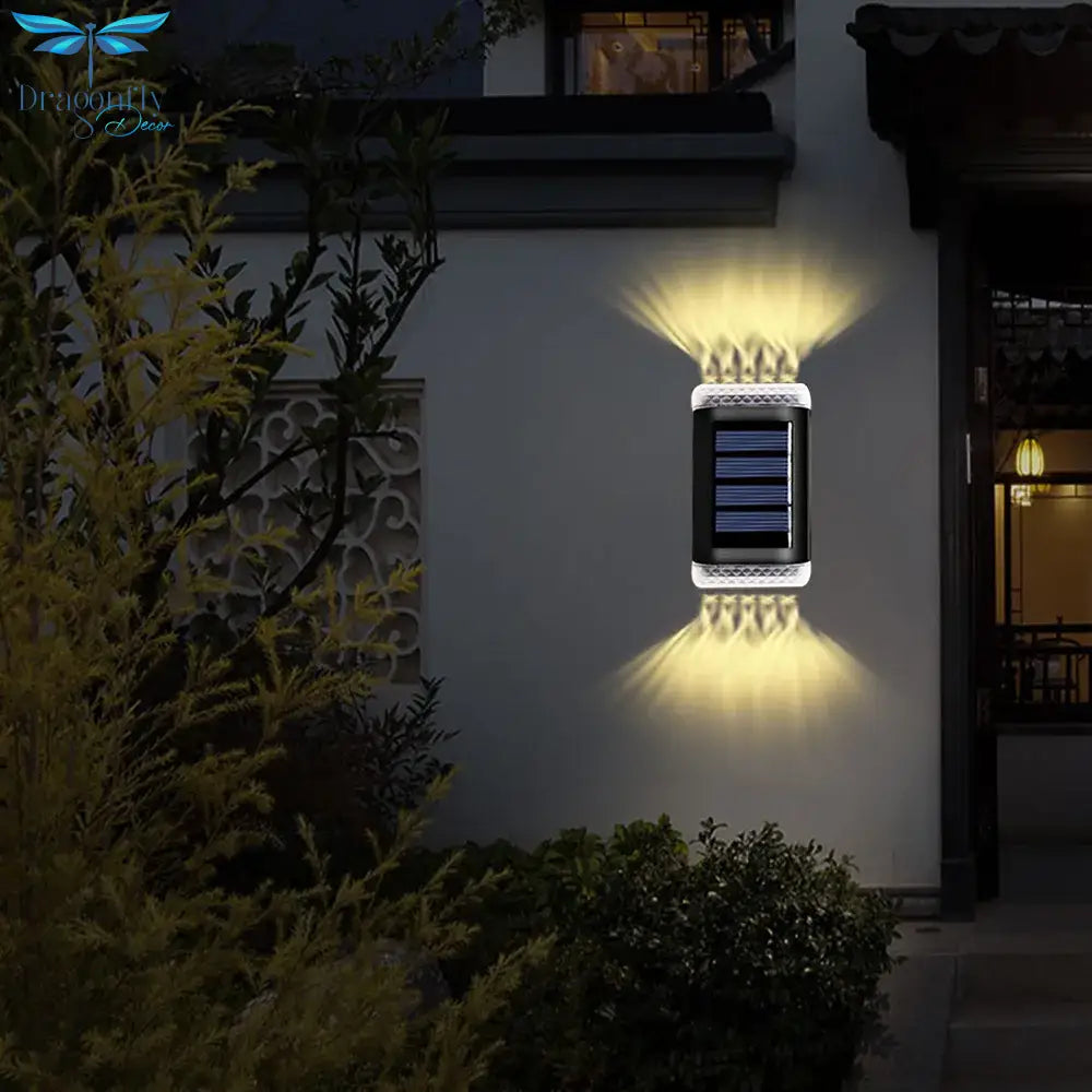Solar Wall Light Outdoor Waterproof Balcony Lights For Courtyard Street Landscape Garden Decor Lamp