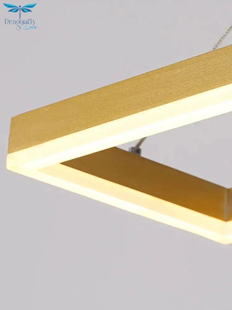 Solis - Modern Rectangle Led Pendant Lights