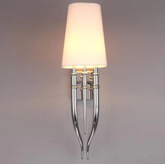 Sonja - Creative Modern Led Wall Lamp For Hotels Dining Room Living Room Bedroom White / H 58Cm