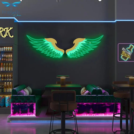 Stage Decoration Wall Lamps Personality Restaurant Bar Ktv Background Modeling Colorful Lamp