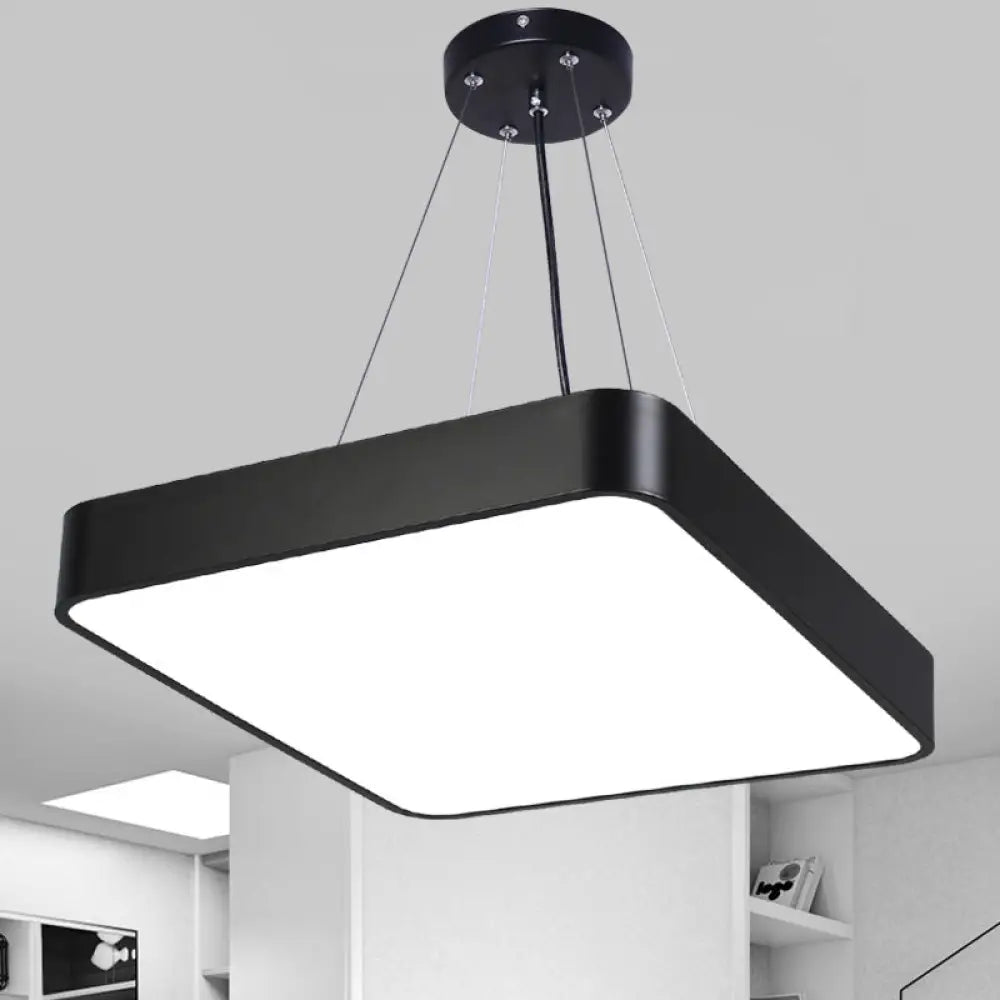 Tien Kuan - Metal Nordic Led Pendant Lighting With Diffuser Ideal For Commercial Black / 15.5