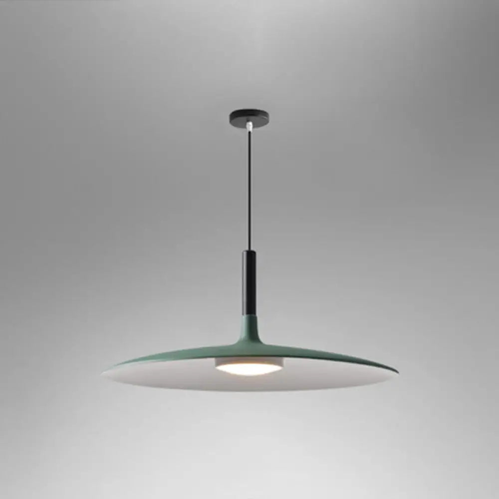 Vera - Led Suspension Lamp Novelty Minimalist Metal Pendant Green / 14