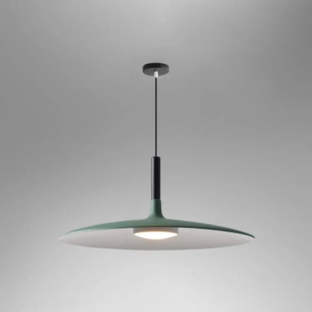 Vera - Led Suspension Lamp Novelty Minimalist Metal Pendant Green / 18