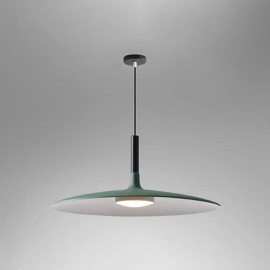 Vera - Led Suspension Lamp Novelty Minimalist Metal Pendant Green / 18